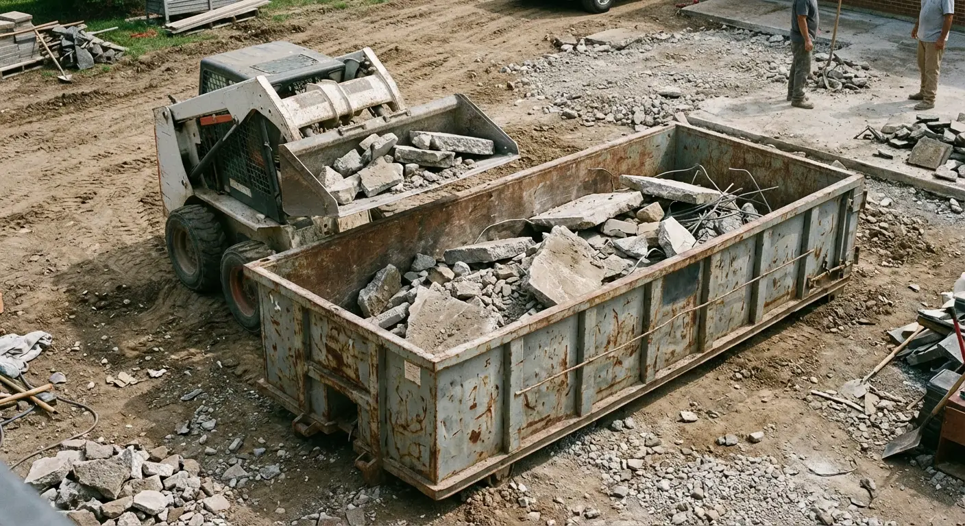 Heavy Concrete Patio Removal in South Bend, IN